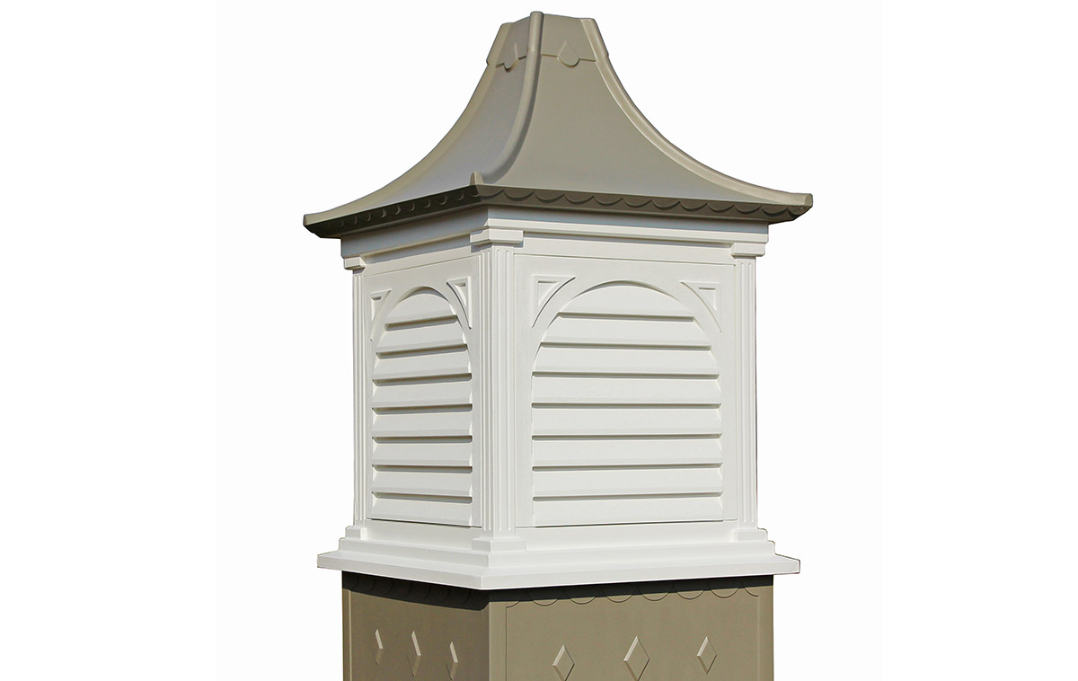 Arch Louvred Pagoda Roof Turret