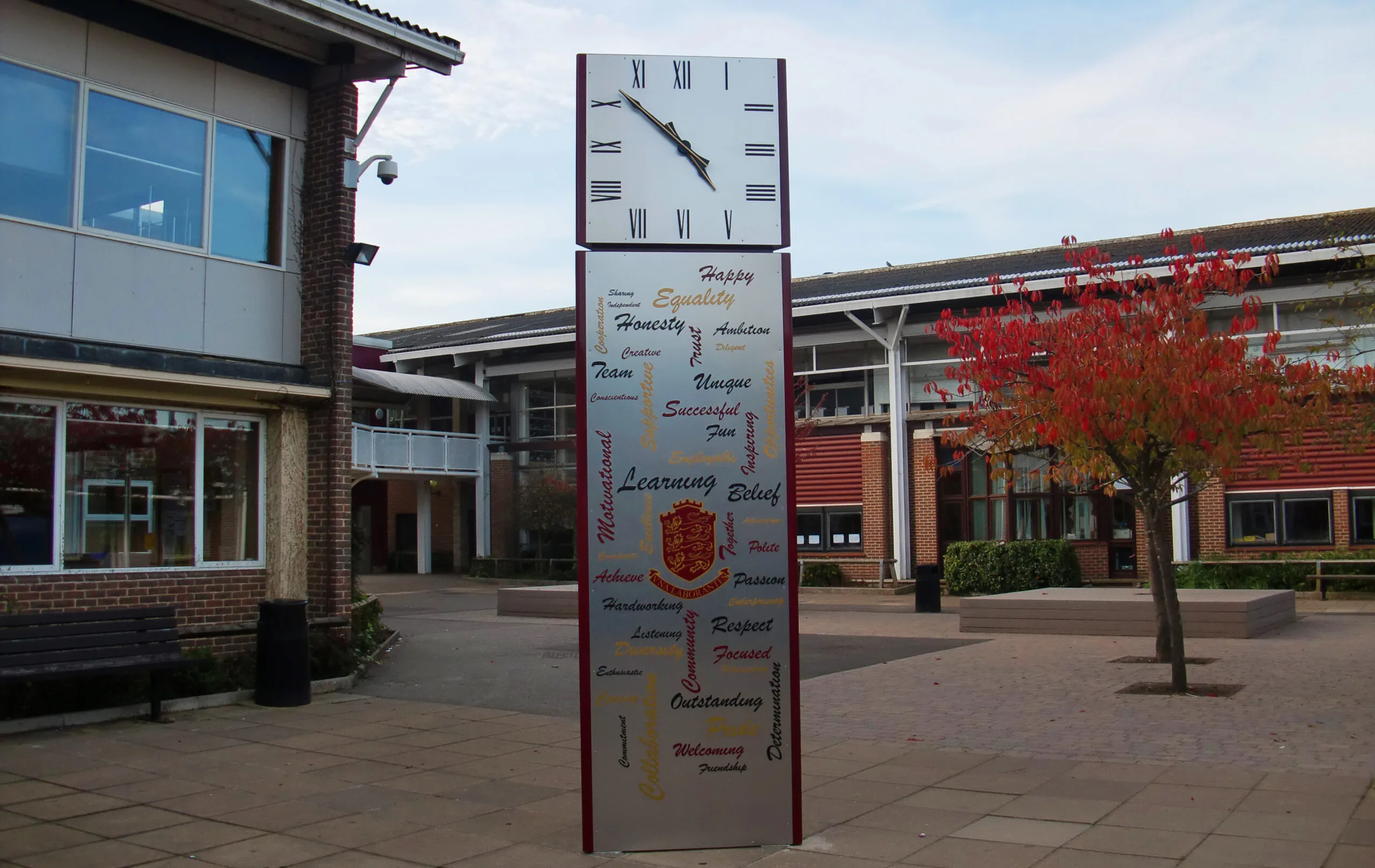 Monolith Pillar Clock